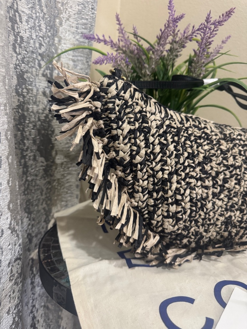 Clare .V Lune Fringed Raffia Shoulder Bag
Clare V. - Picture 7 of 12